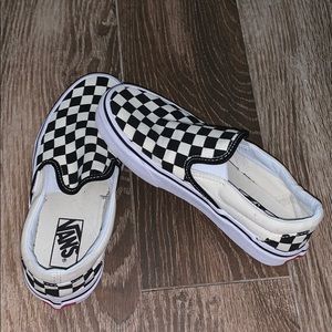 Black and white checkered vans